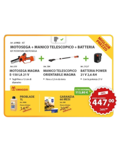 Kit de poda Stocker con motosierra