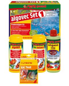 SERA POND ALGOVEC SET 1 CONTRA ALGAS FILAMENTOSAS