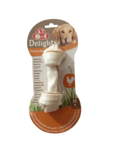 Dog snack pack 8en1 Delicias Hueso de Pollo pcs.1
