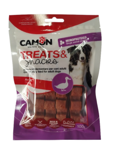Camon Treats & Snacks Snacks de pato para perros