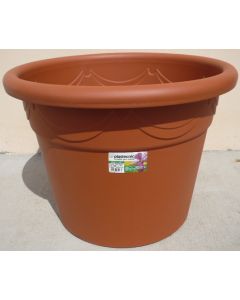 Jarrón Corinto color terracota 58 cm.