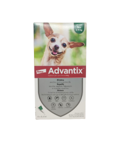ADVANTIX para perros de hasta 4 kg.