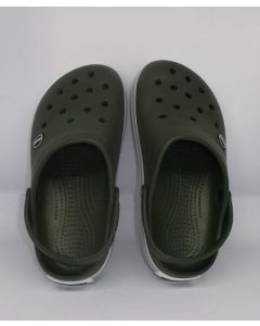 Zuecos Stocker perforados verde oliva talla 37