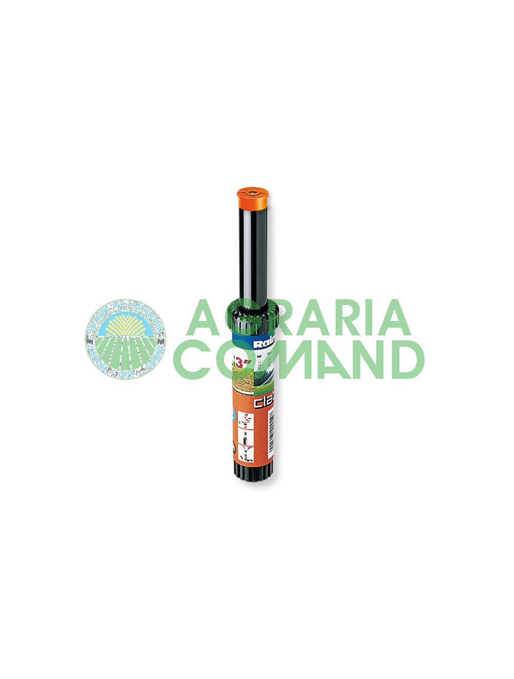 Aspersor emergente Claber 180° de 7,5 cm de altura. Aspersor emergente Claber 180° de 7,5 cm de altura.