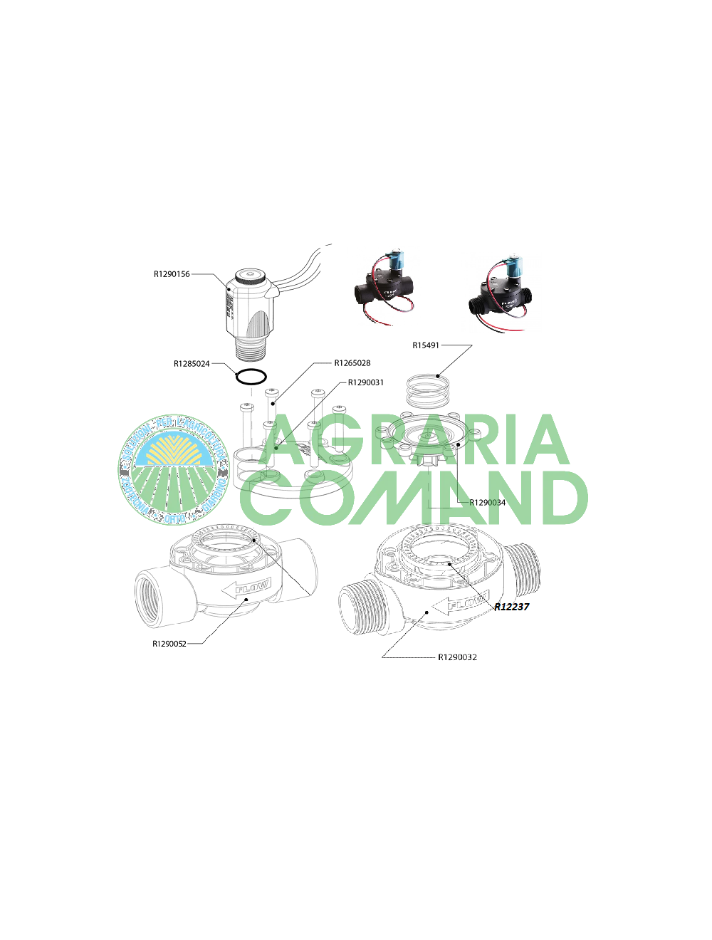 recambios para electroválvulas 90812 90813