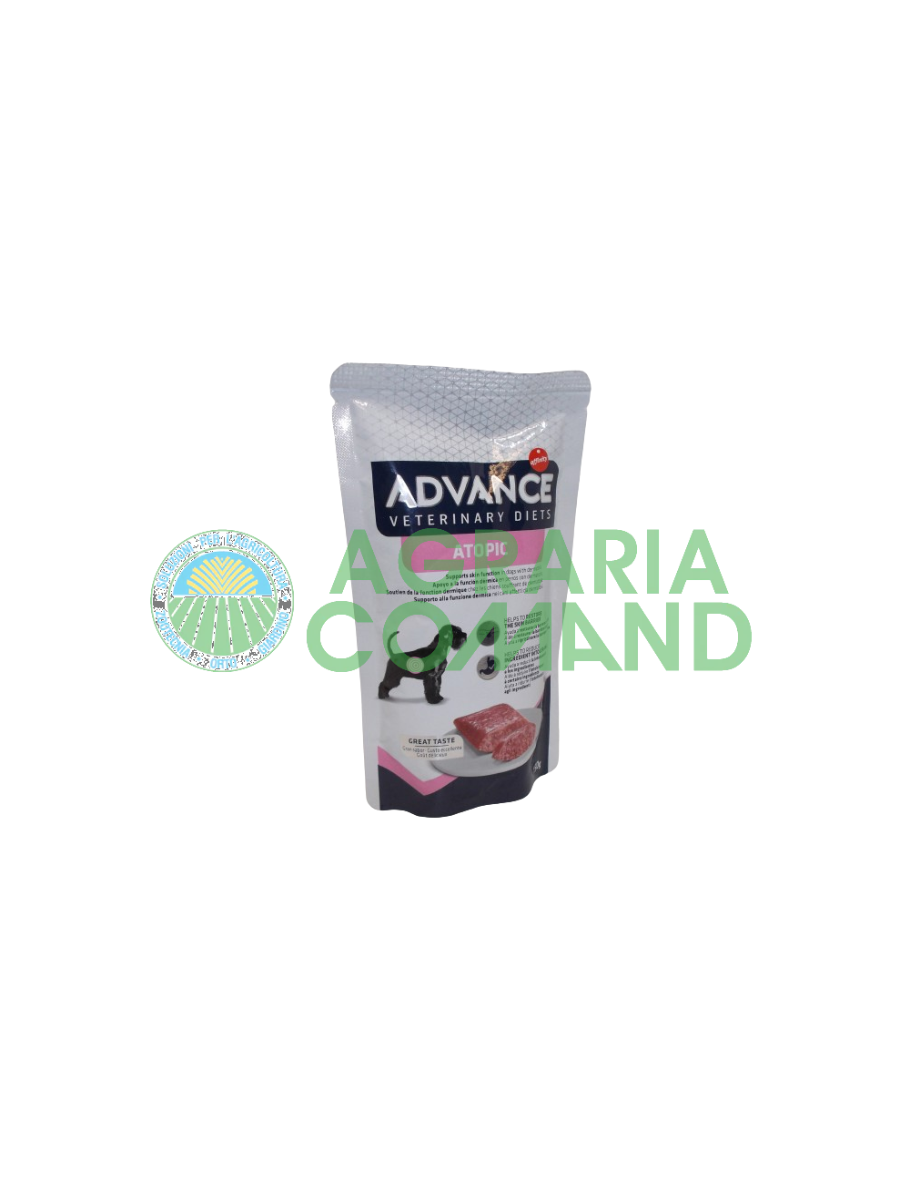 Perro húmedo atópico