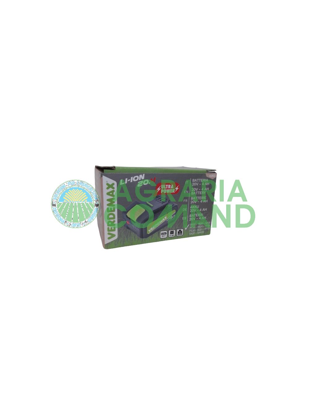 Batería 20V 4 ah verdemax