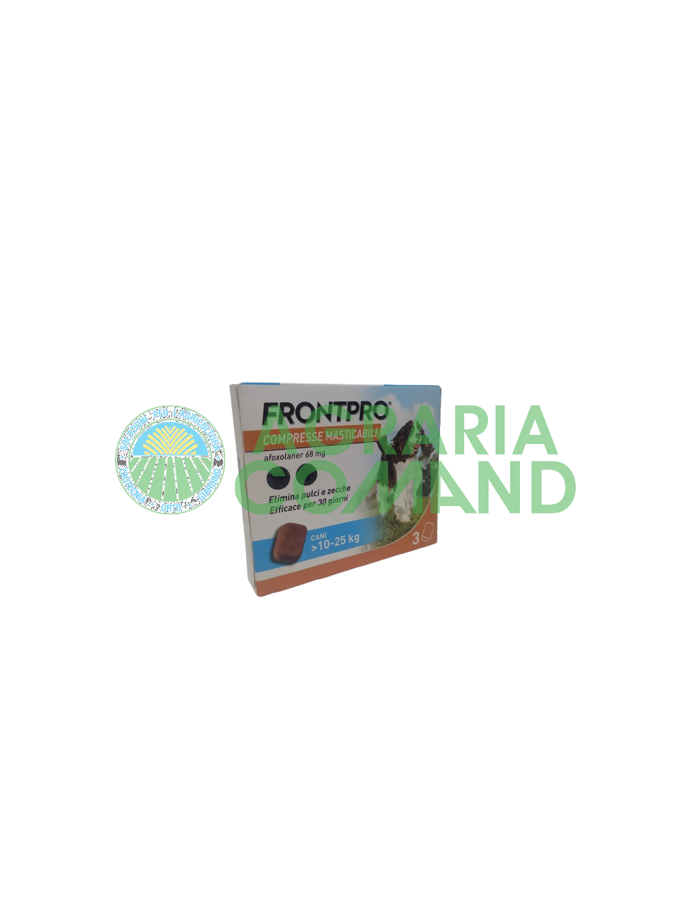 Envase Frontpro comprimidos masticables para perros de 10-25 kg Envase Frontpro comprimidos masticables para perros de 10-25 kg