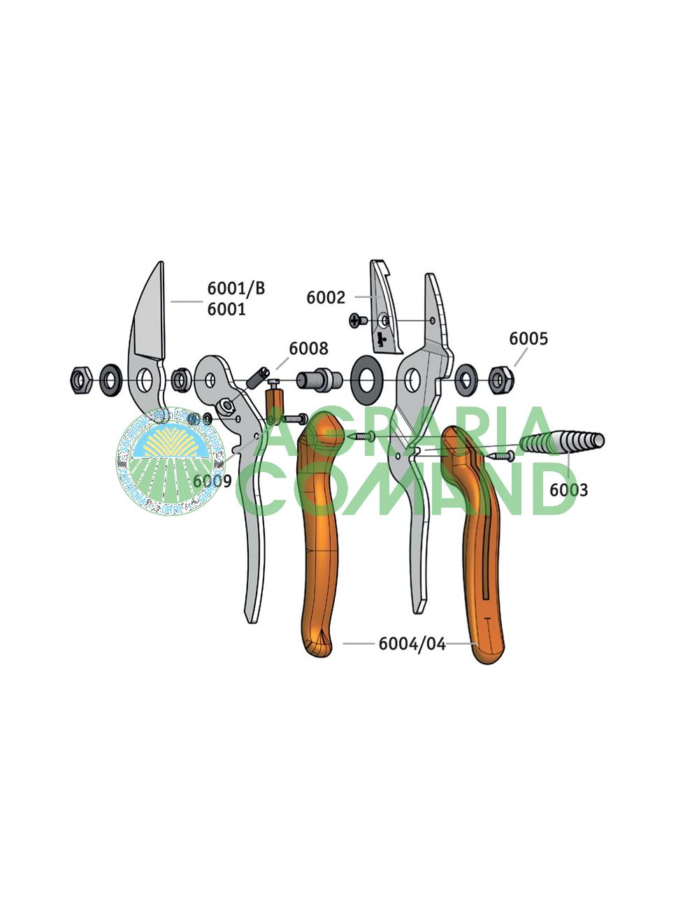 Despiece tijera Lowe 6 Despiece tijera Lowe 6