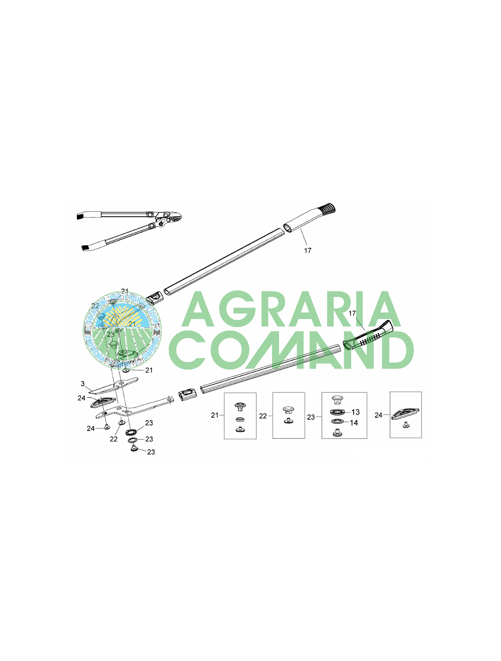 Despiece recambios Power Cut RS Wolf Garten Despiece recambios Power Cut RS Wolf Garten