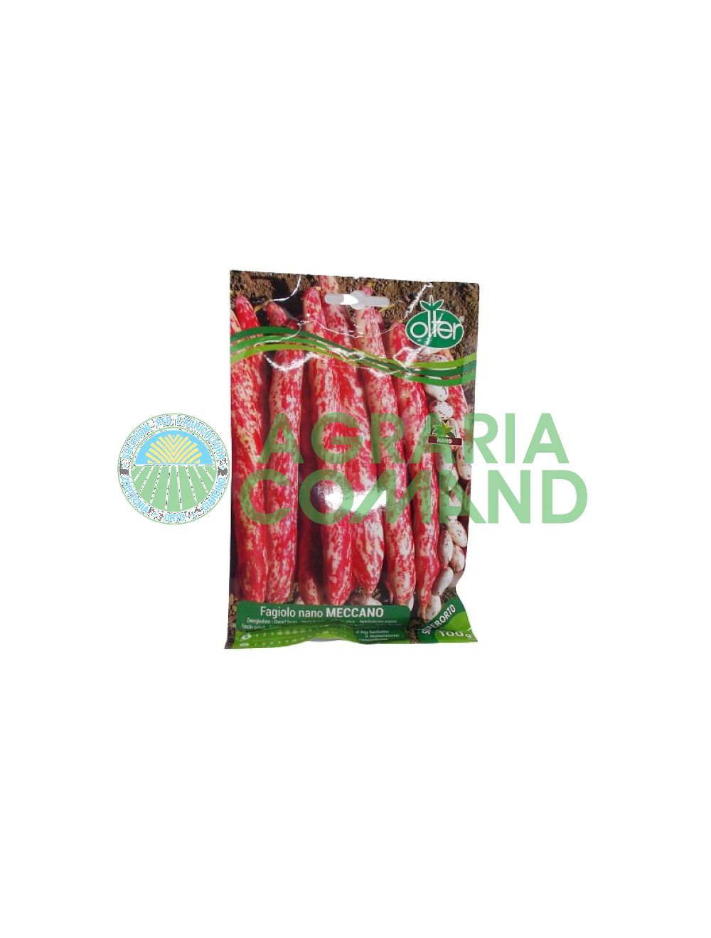 Mecano enano de judía borlotto