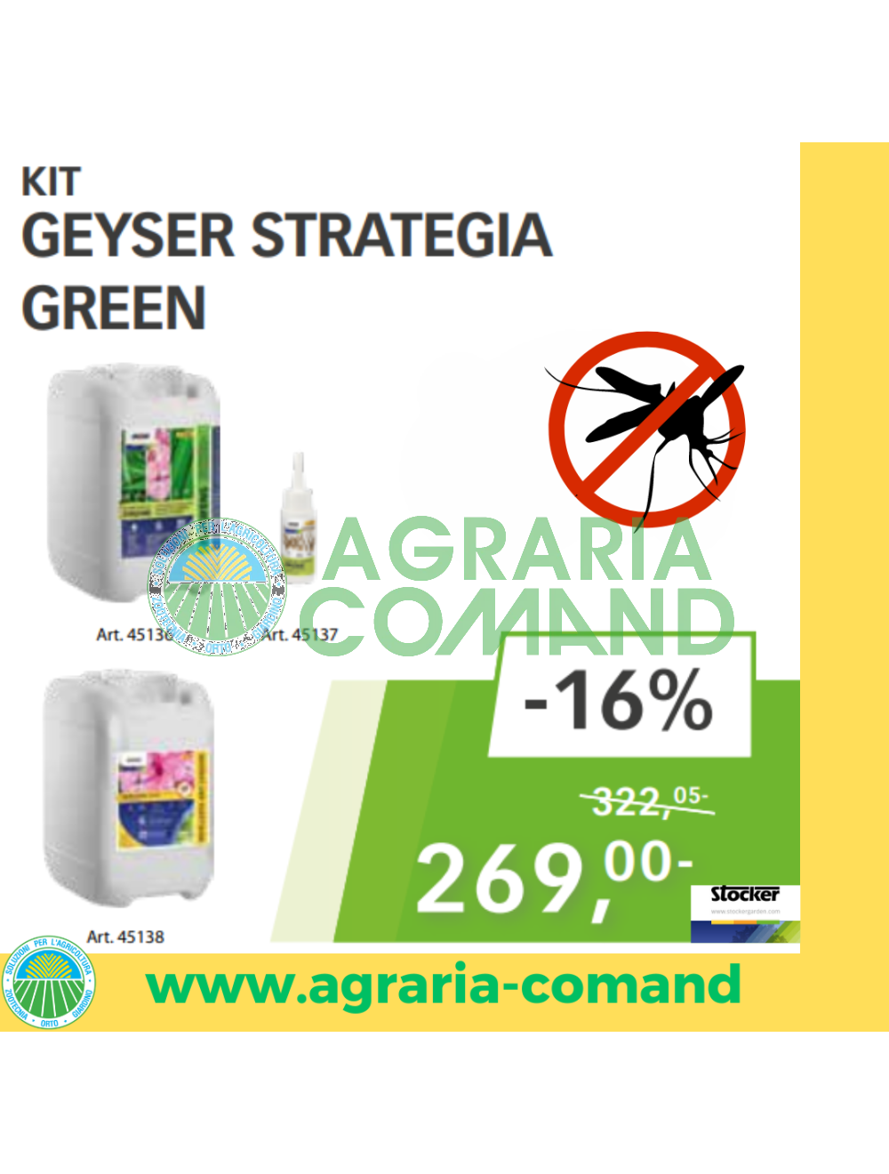 Kit estrategia géiser stocker verde Kit estrategia géiser stocker verde