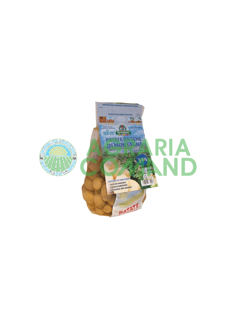 Paquete de patatas de siembra Kennebec Ortolano Paquete de patatas de siembra Kennebec Ortolano