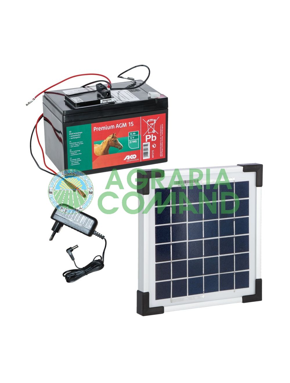 Kit solar para recargar electrificadores Kerbl