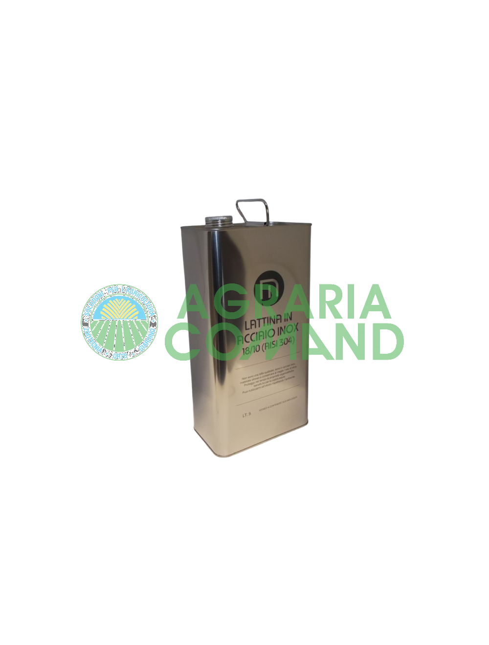 Contenedor de aceite de acero inoxidable