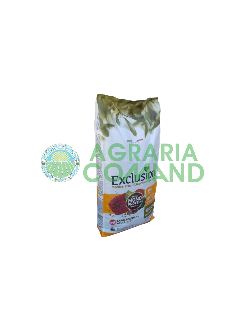 Exclusión Mediterraneo adulto grande Beef Dorado Exclusión Mediterraneo adulto grande Beef Dorado