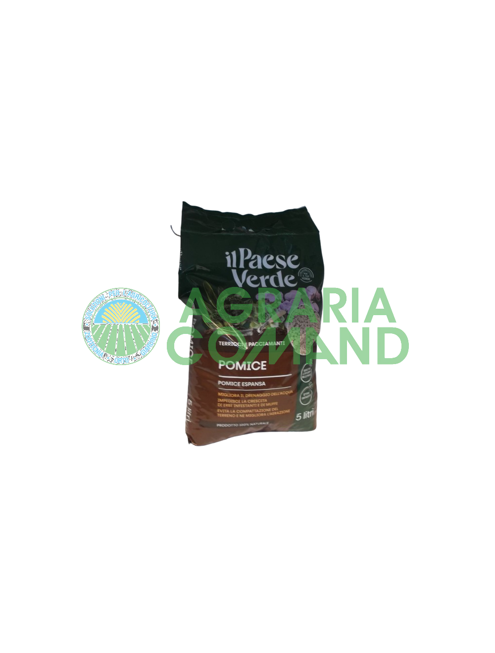 Piedra pómez expandida para tierra de macetas The Green Country