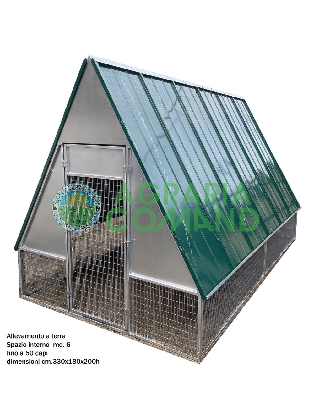 Gallinero metálico modelo Maiella Gallinero metálico modelo Maiella