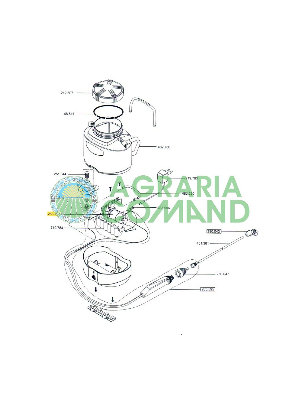 Despiece de la bomba Libertis