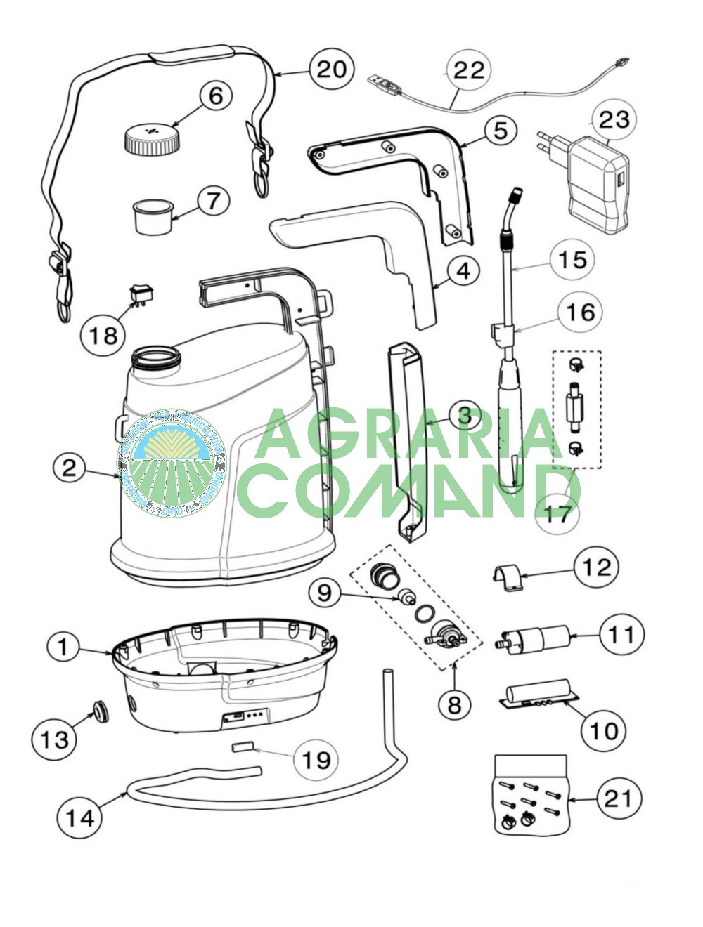Tarjeta de recambios para bombas Smart Foxes