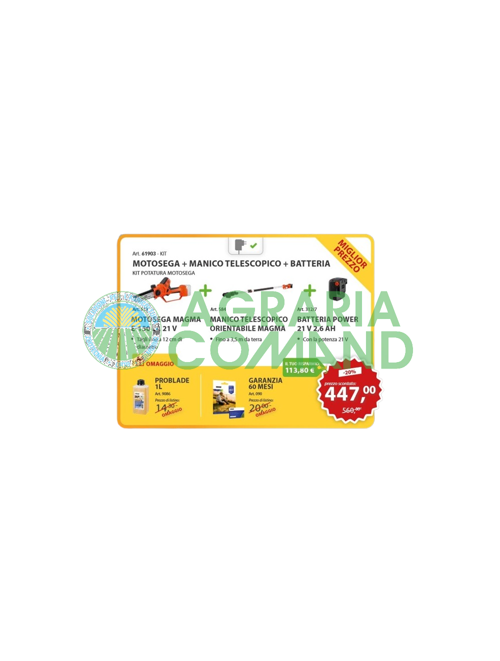 Kit de motosierra 61903