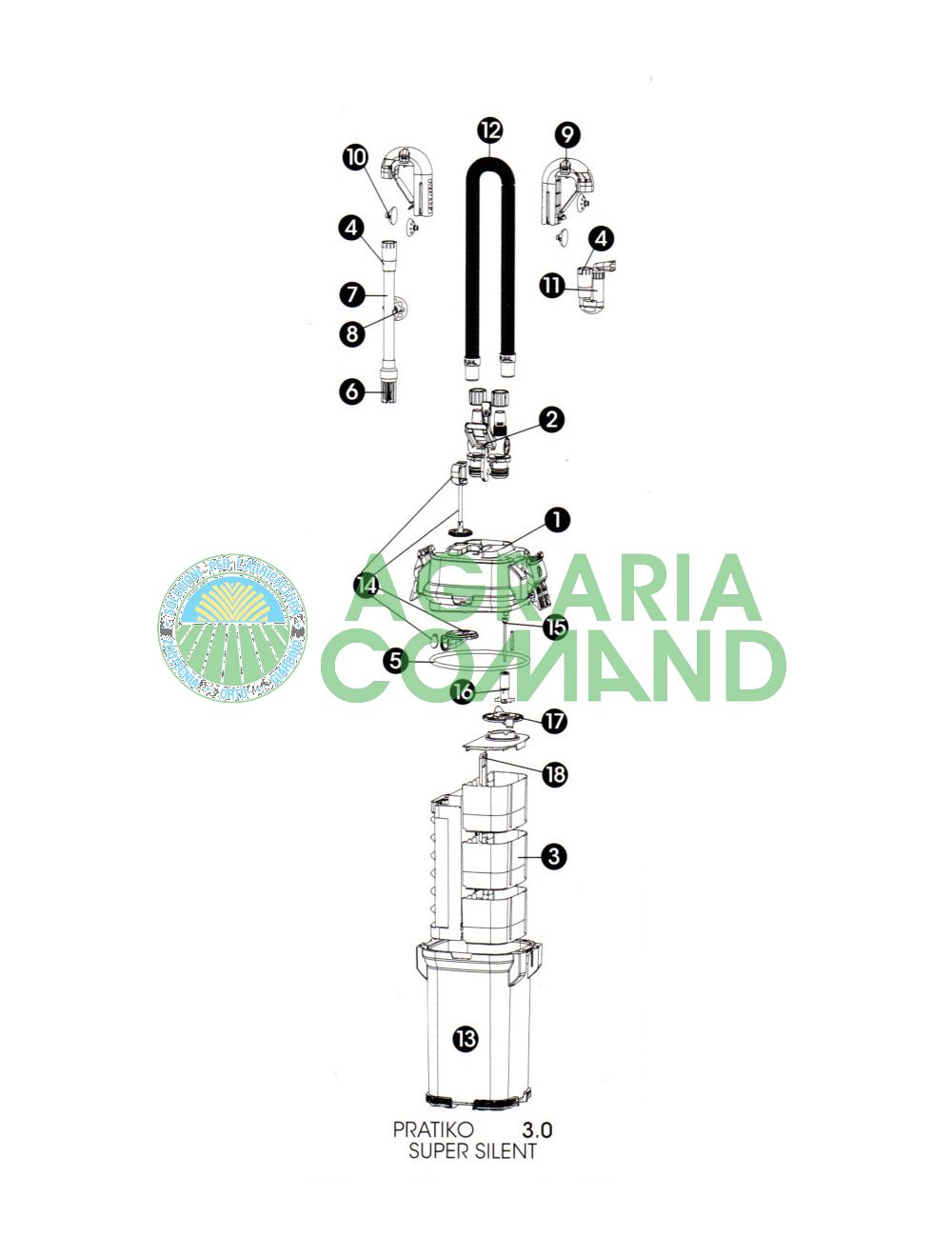 Despiece Filtro 3.0 Super Silent