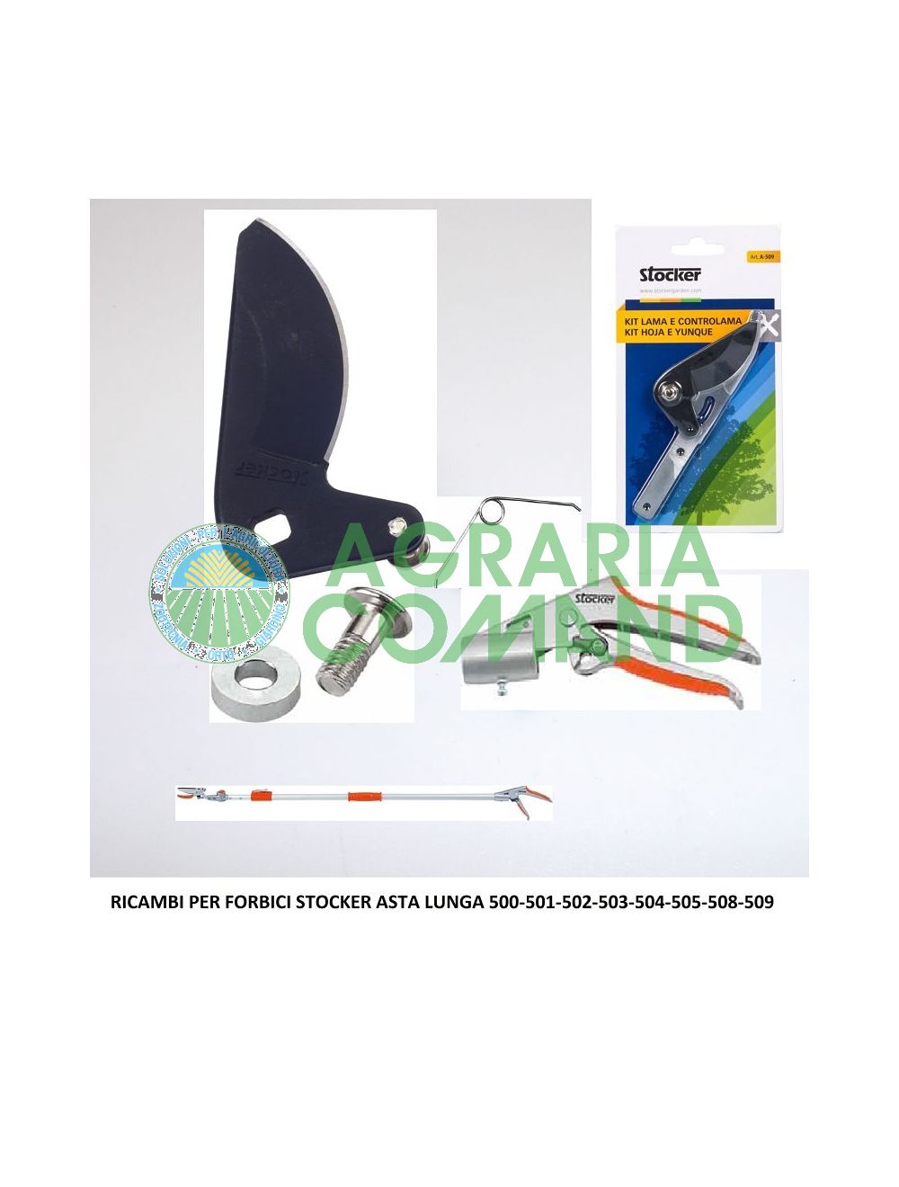 Recambios para tijeras de varilla larga