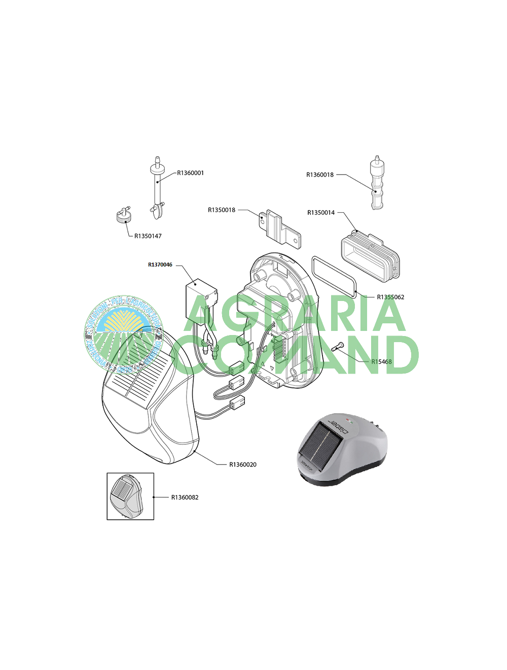 Despiece del sistema Aqua-Magic