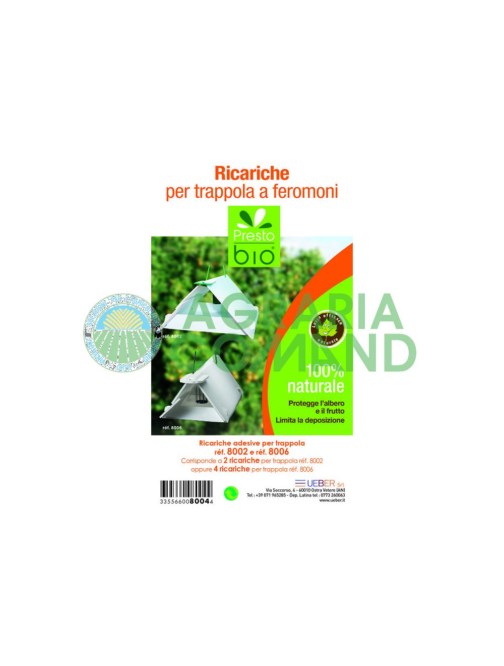 Recambios de trampas de feromonas