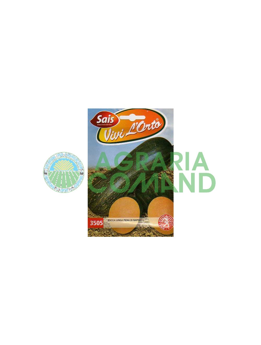 Calabaza larga llena de Nápoles Calabaza larga llena de Nápoles