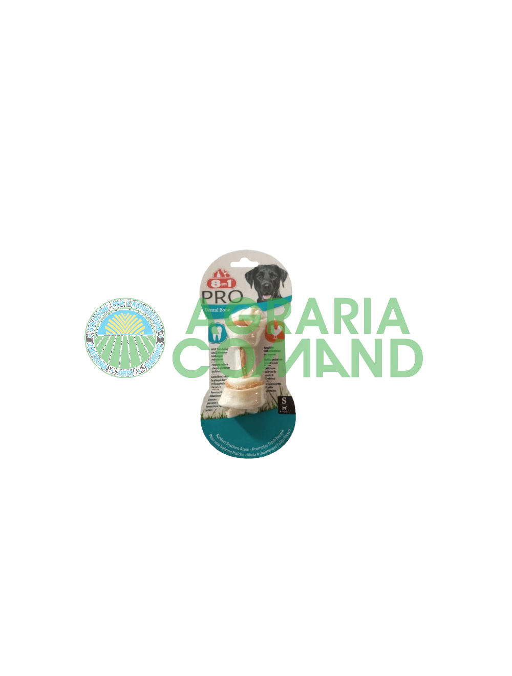 Pack de snacks para perros 8en1 Pro Dental Bone (Pequeño)