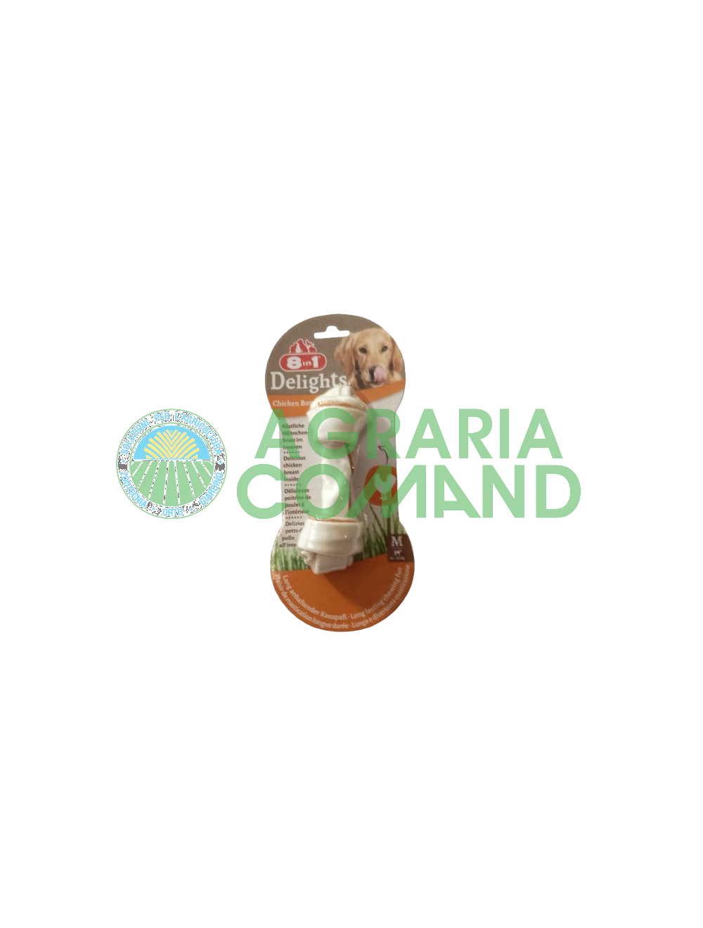 Dog snack pack 8en1 Delicias Hueso de Pollo pcs.1