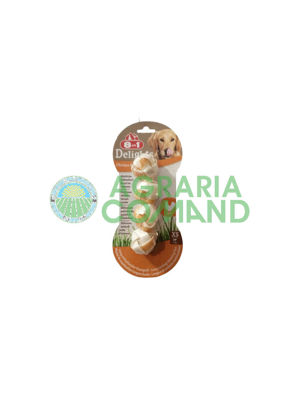Pack snack para perros 8 en 1 Delicias Bolas de Pollo XS pequeño 4 unid. Pack snack para perros 8 en 1 Delicias Bolas de Pollo XS pequeño 4 unid.