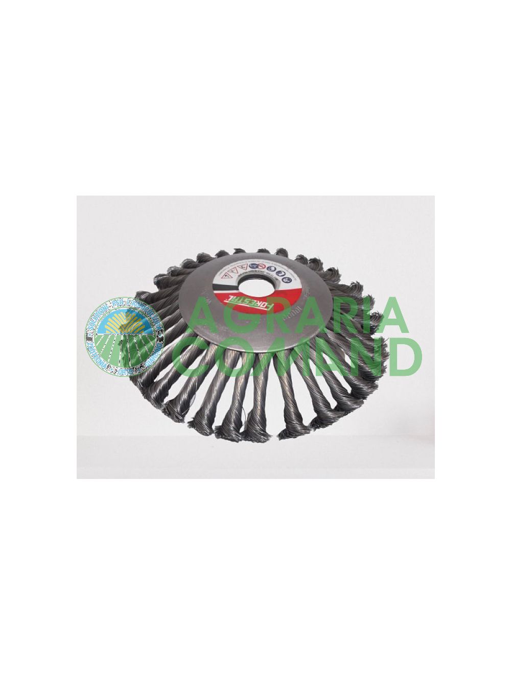 Cepillo de acero para el control de las malas hierbas