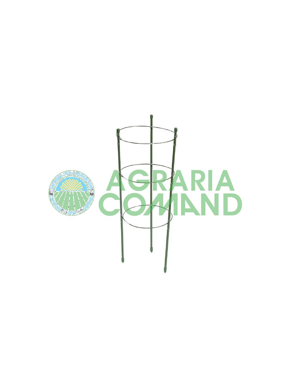 abrazadera con aros para plantas