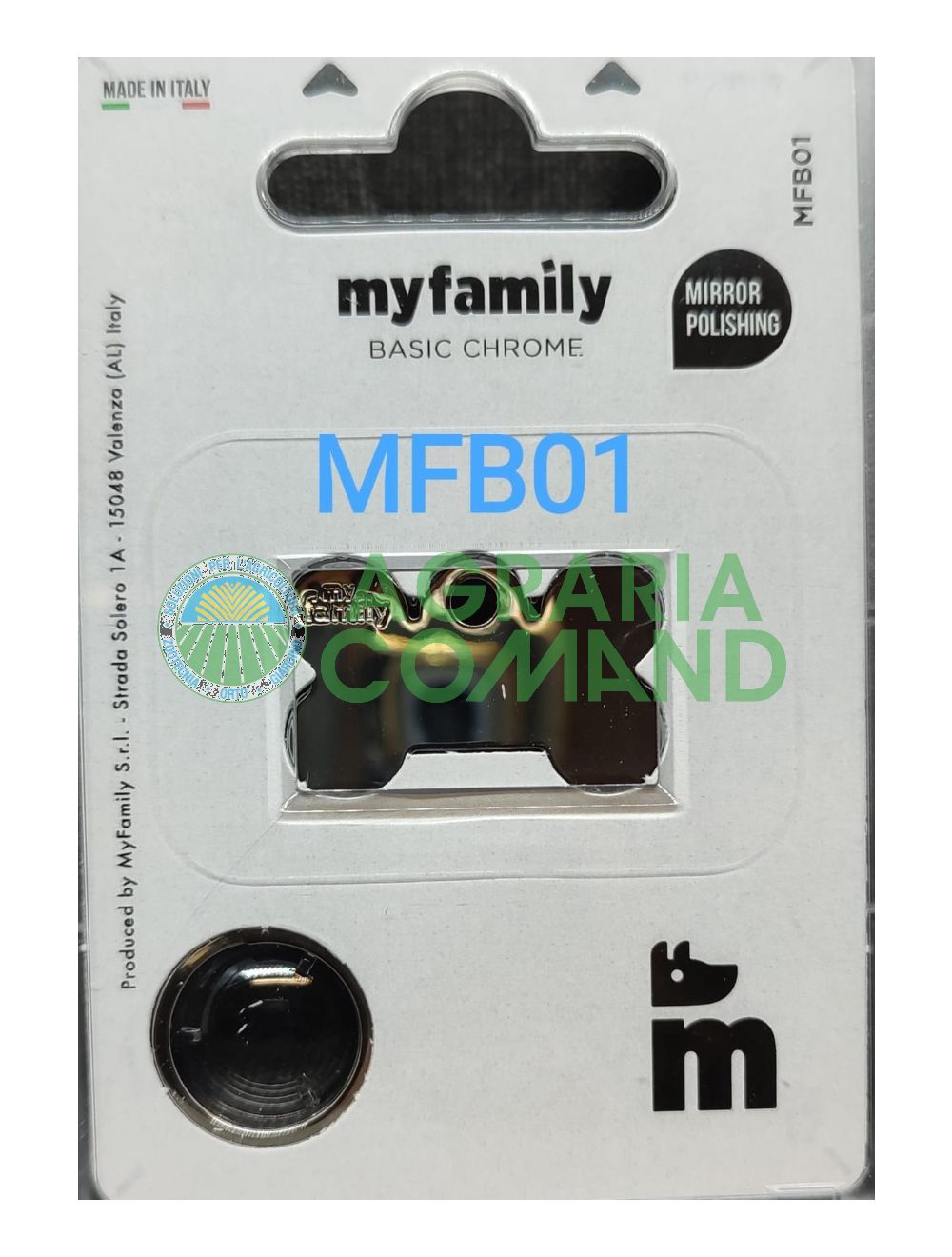 Medallón OSSO en forma de S en plata brillante Medallón OSSO en forma de S en plata brillante