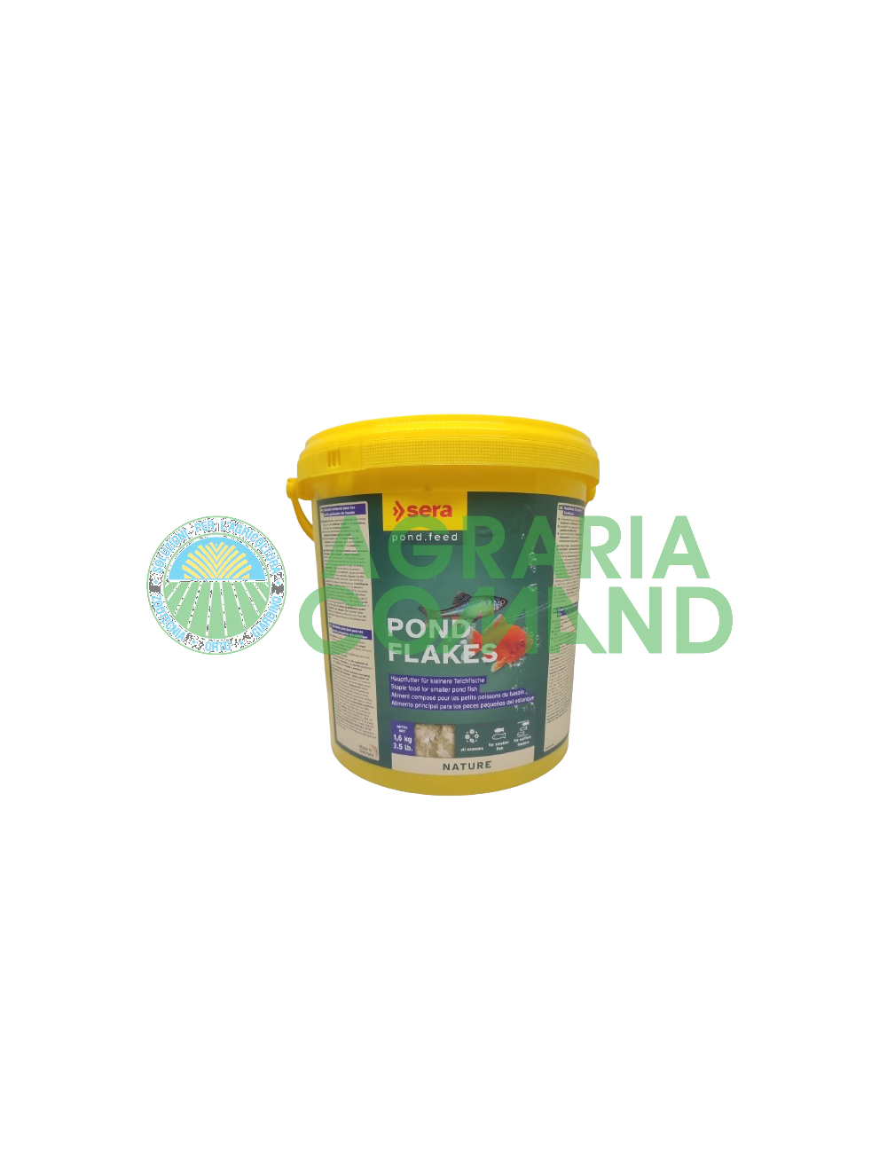 Sera pond flakes para peces de estanque 10 litros Sera pond flakes para peces de estanque 10 litros