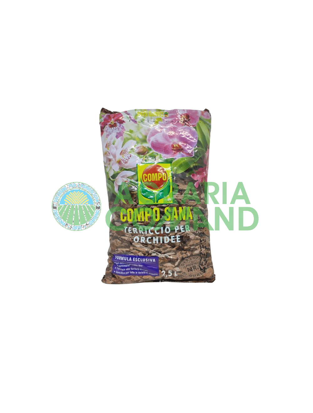 Compo Tierra para macetas Orquídeas 2,5 litros Compo Tierra para macetas Orquídeas 2,5 litros