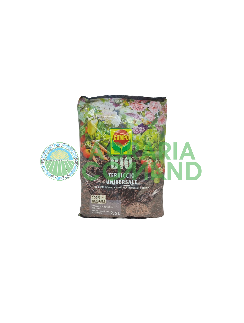 Compo BIO Tierra universal para macetas 2,5 litros