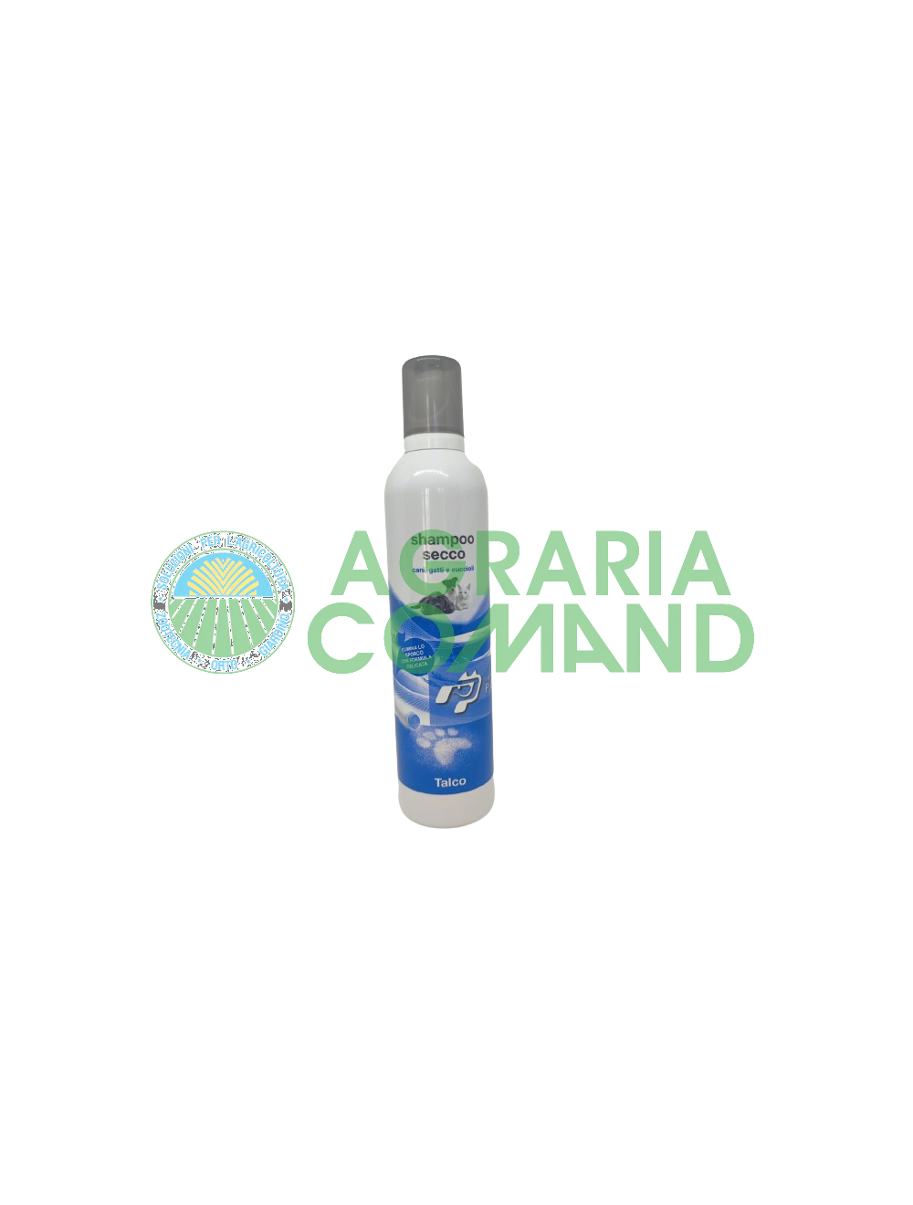Talco champú seco perro gato y cachorros