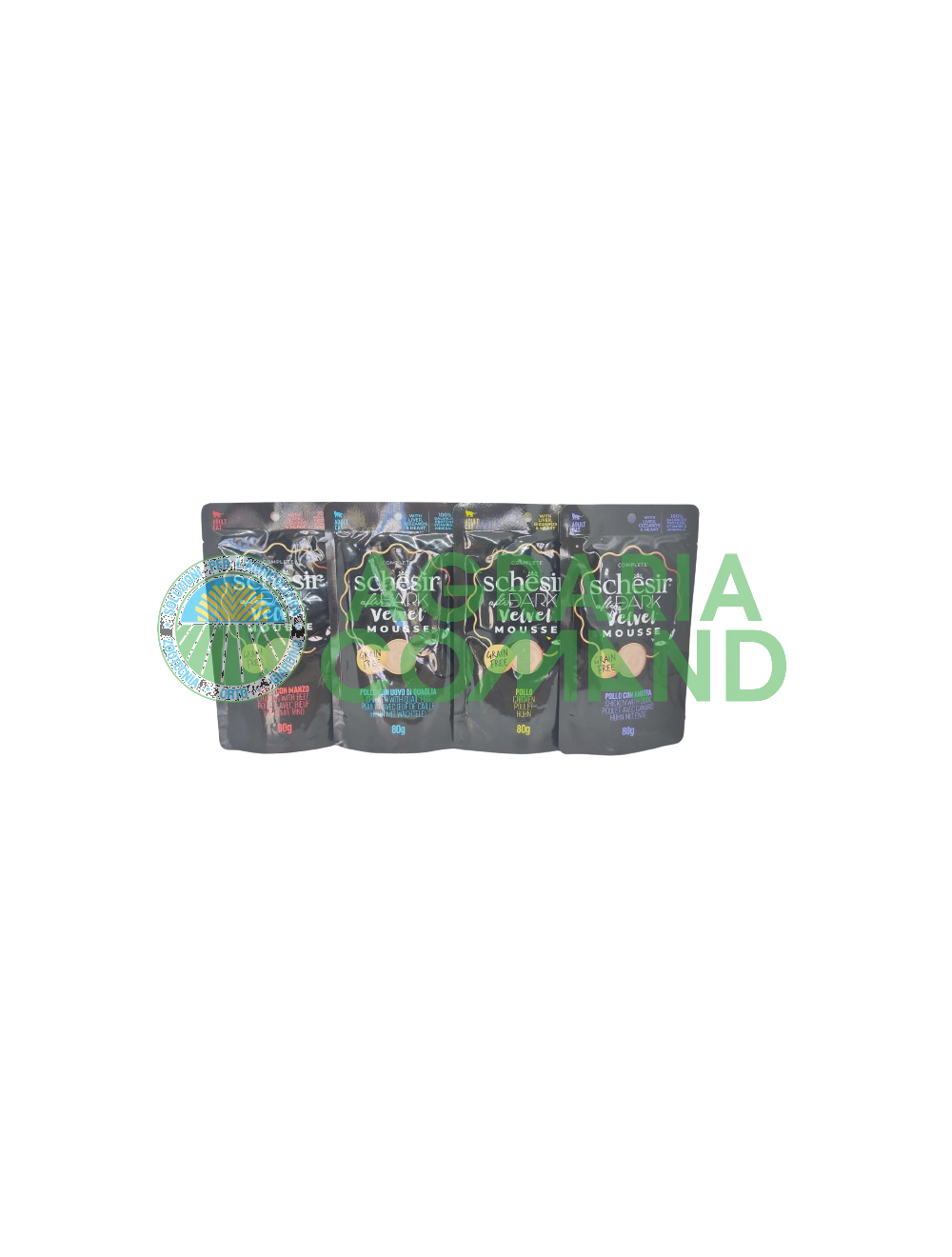 Schesir mousse de terciopelo gato adulto