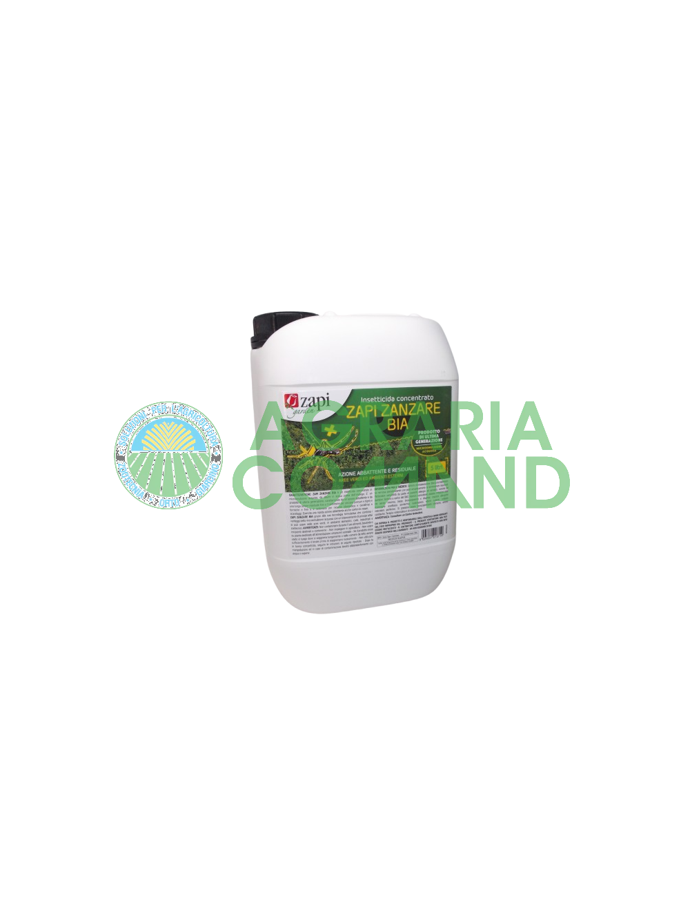 Bidón de insecticida Zapi Zanzare Bia Verde Bidón de insecticida Zapi Zanzare Bia Verde