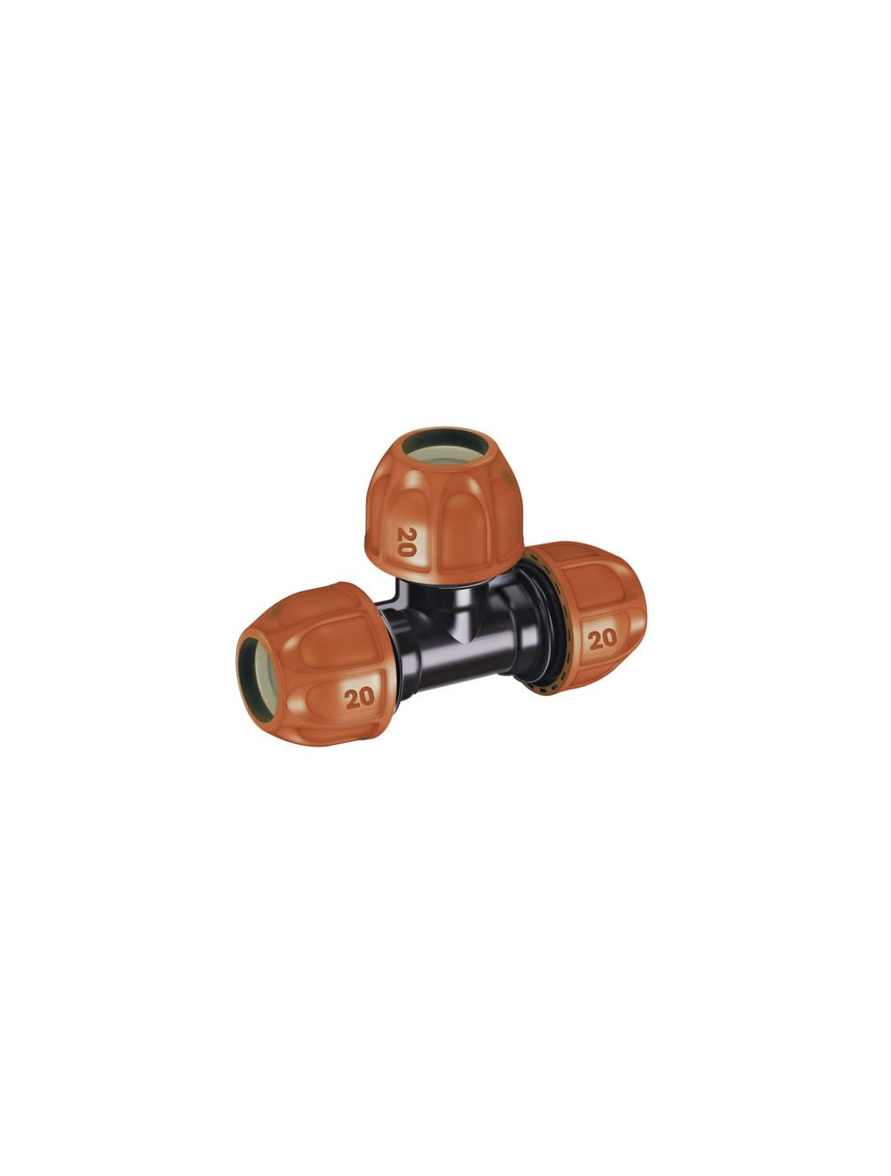 Racor Claber 90323 para manguera de 20 mm