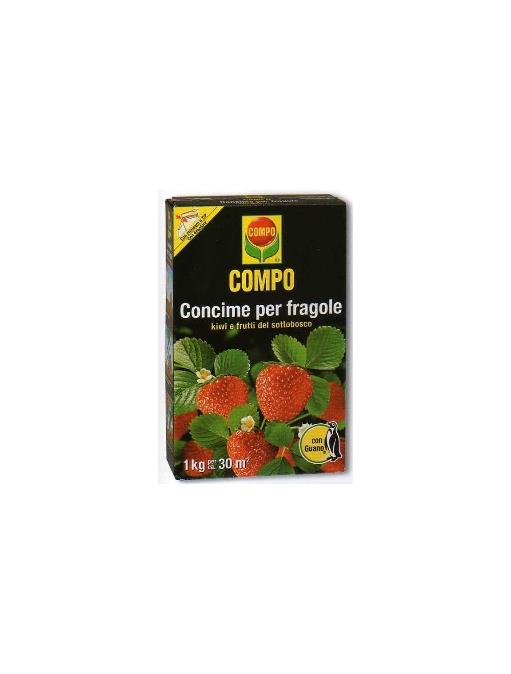 Abono granulado Compo para fresas