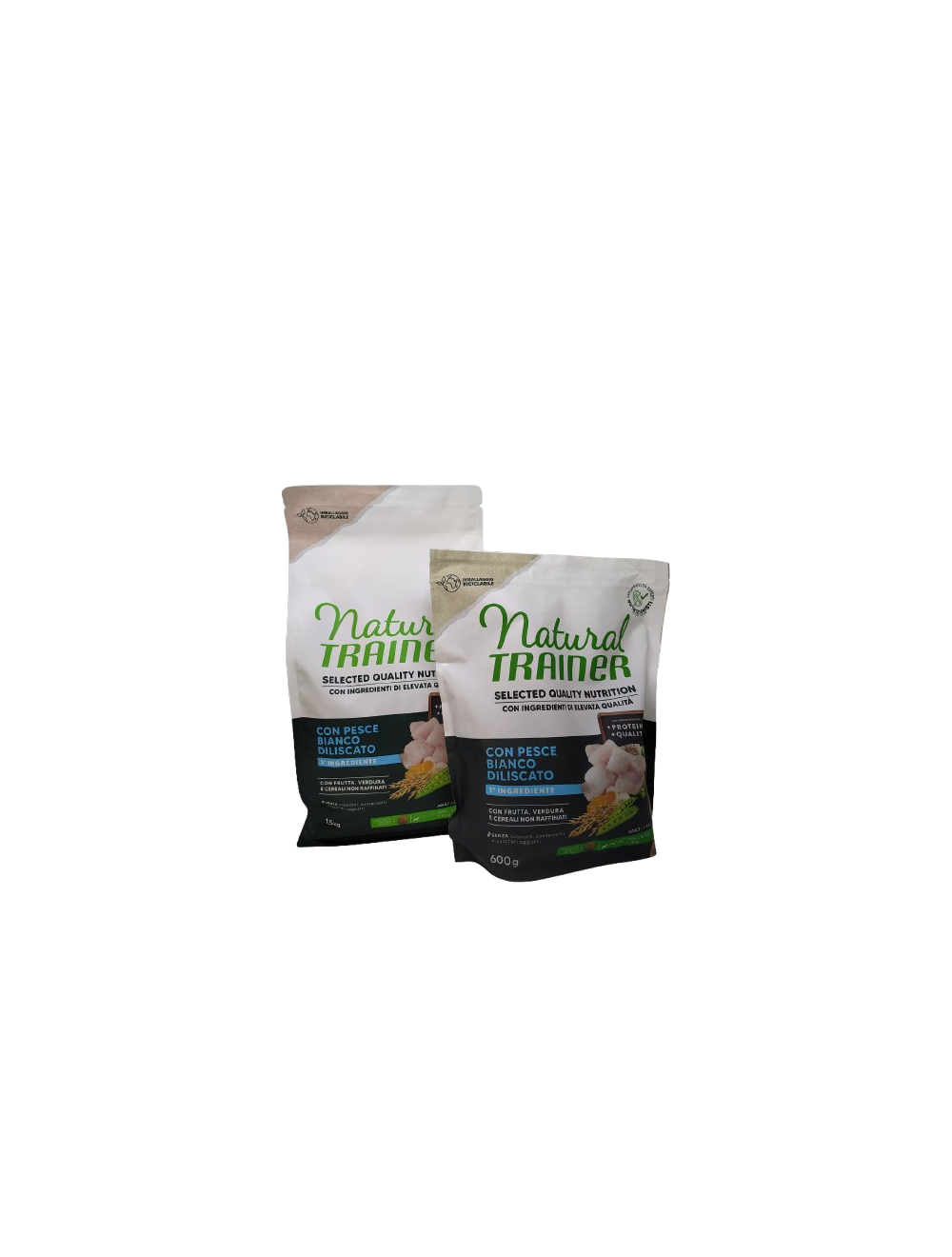 Pack Natural Trainer pescado blanco diluido