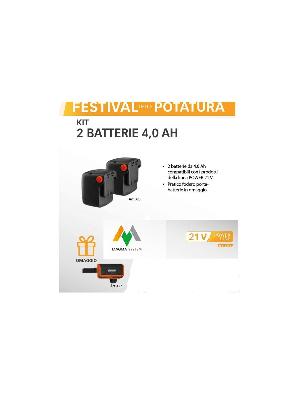 Kit batería 4 Ah Stocker