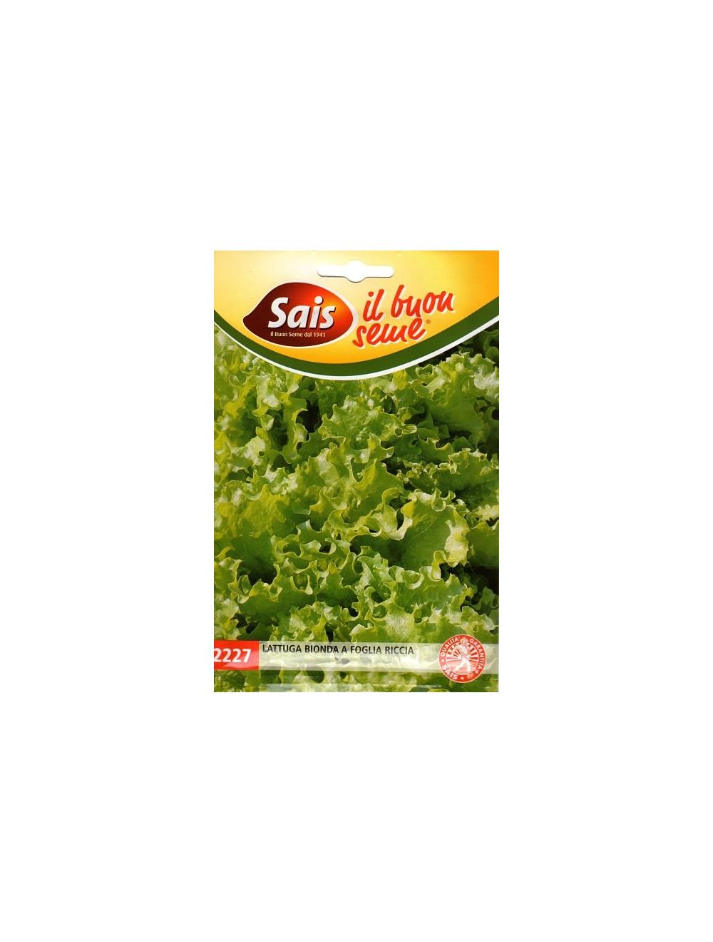 Lechuga rubia de hoja rizada
