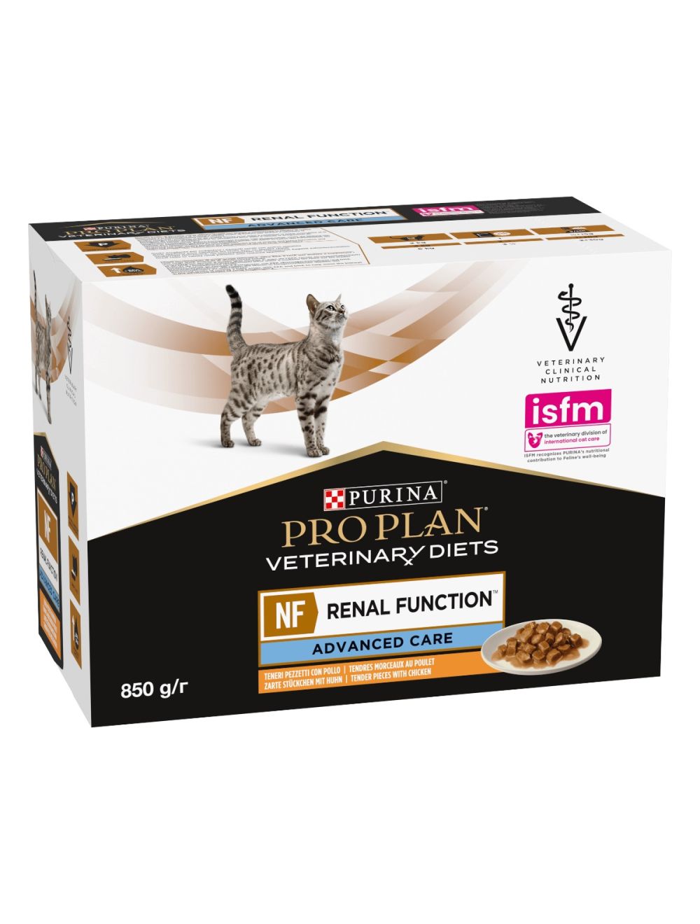 Paquetes de pollo para gatos NF