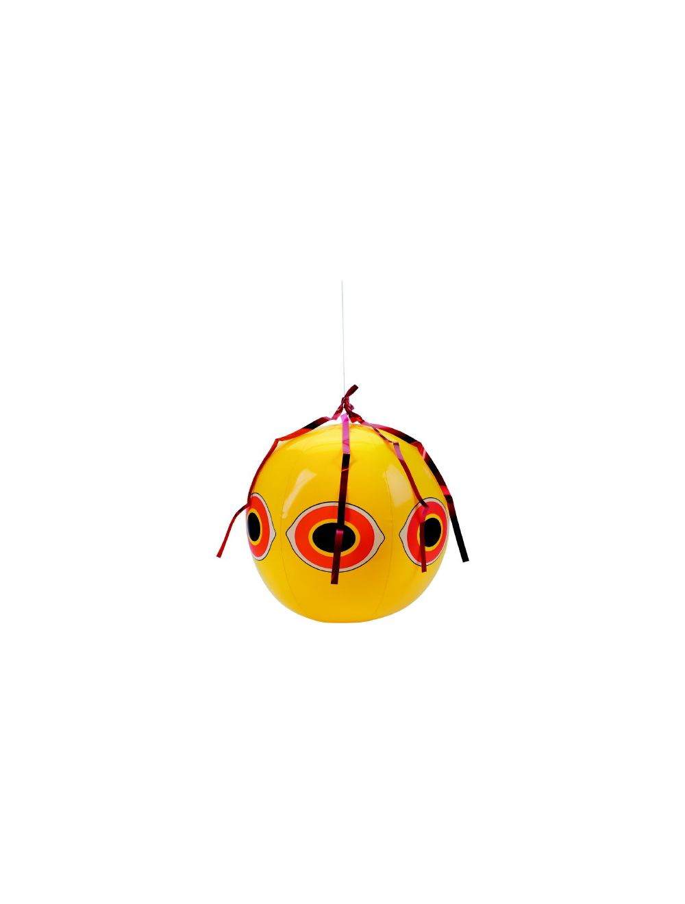 globo espantapájaros amarillo