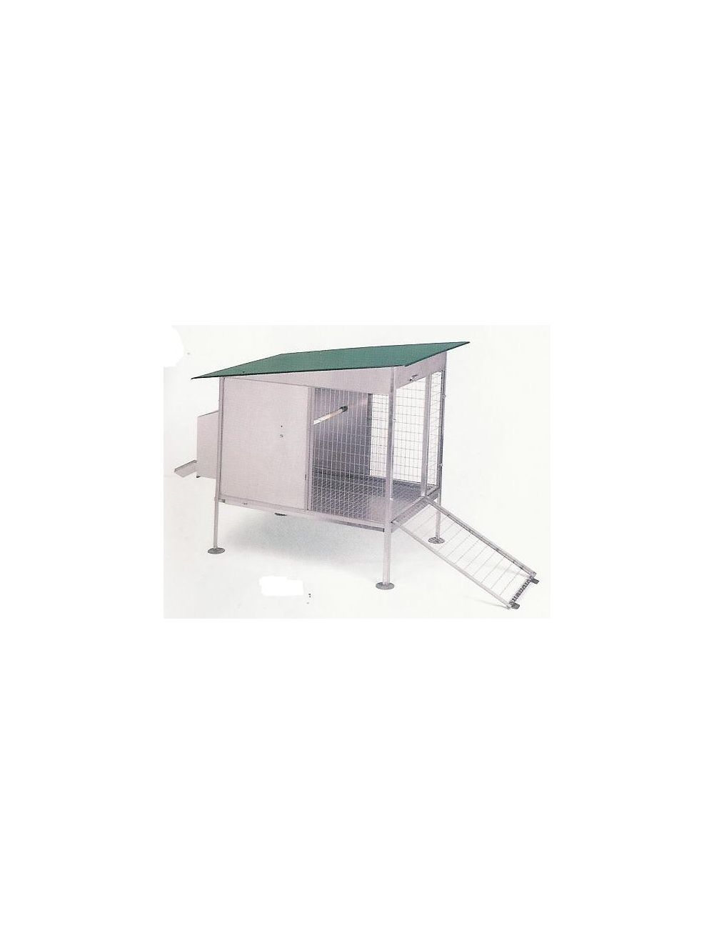 gallinero metálico modular